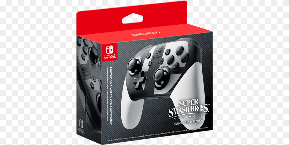 Nintendo Switch Pro Controller Super Smash Bros Nintendo Switch Pro Controller, Electronics, Joystick Free Png