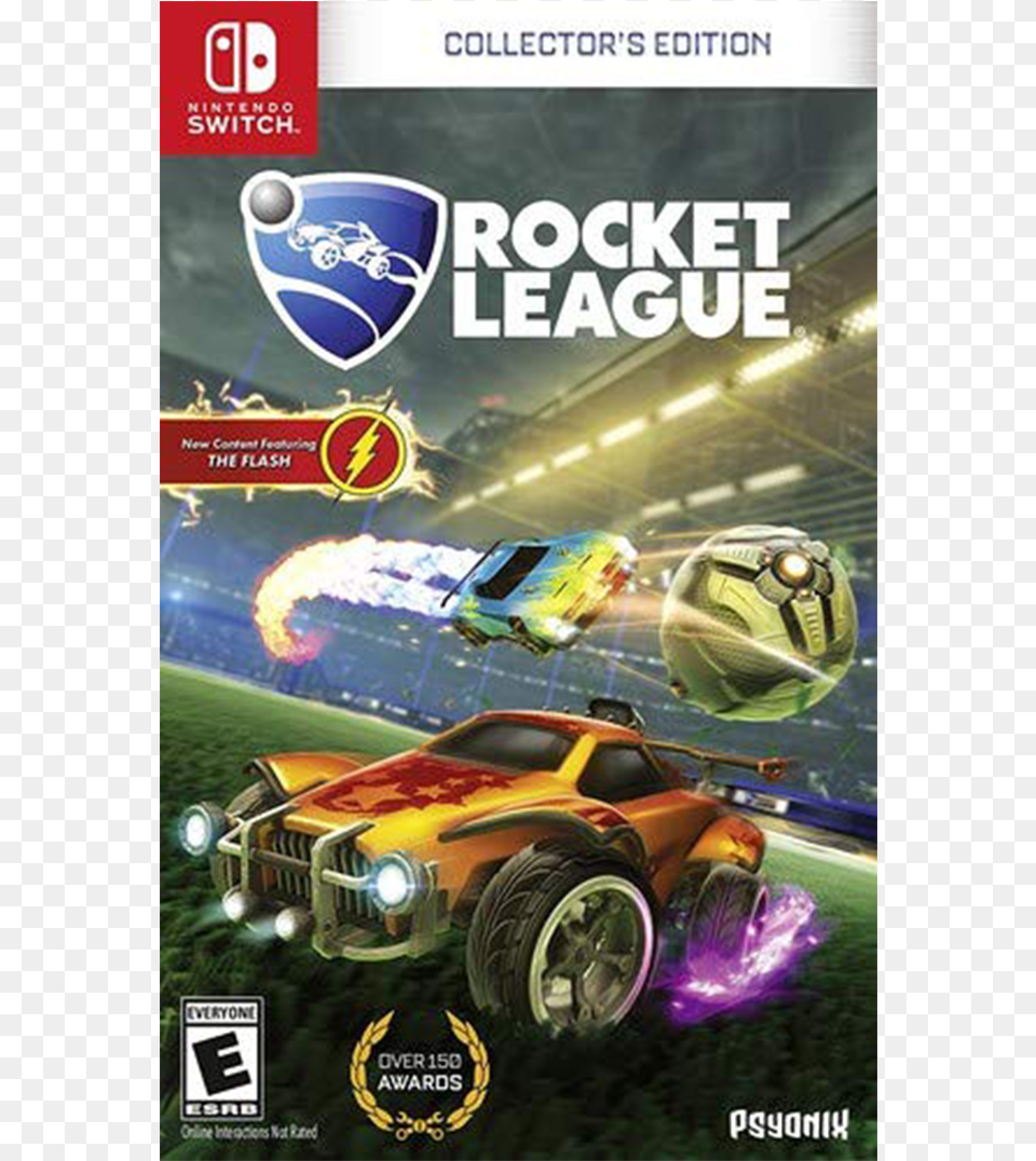 Nintendo Switch Rocket League, Advertisement, Poster, Vehicle, Transportation Png Image