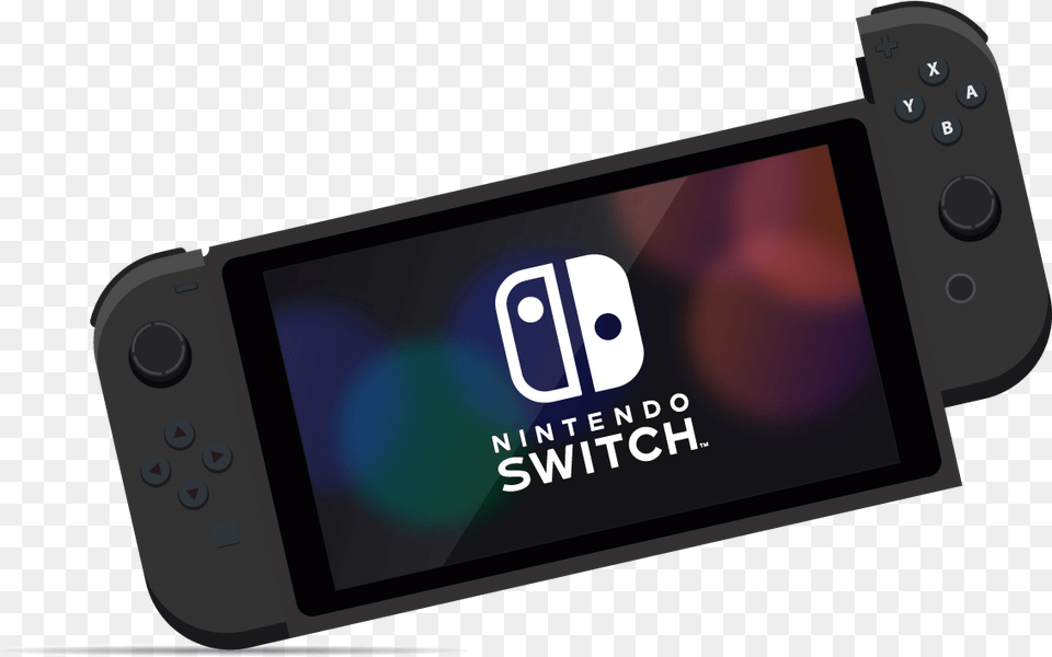 Nintendo Switch With Controller Attached Smartphone, Electronics, Mobile Phone, Phone, Screen Free Png