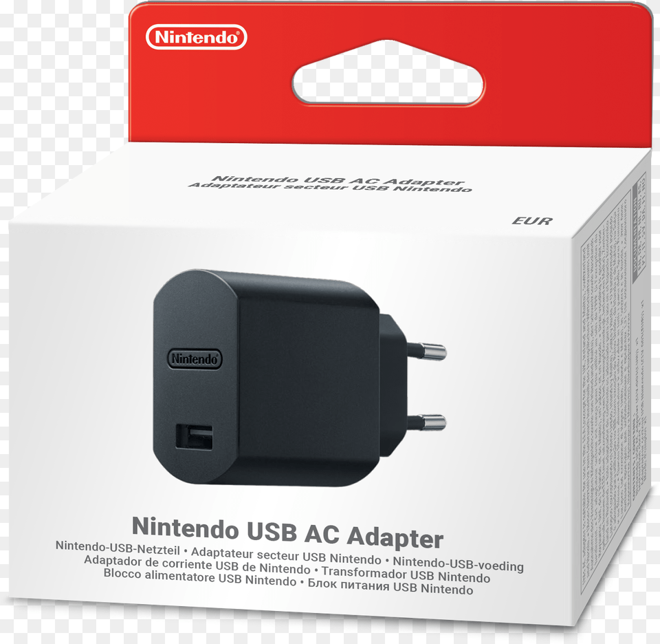 Nintendo Usb Ac Adaptor, Adapter, Electronics, Plug Png Image