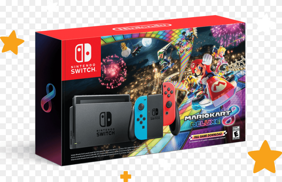 Nintendos Black Friday Offers A Nintendo Switch Bundle Nintendo Switch Mario Kart, Machine, Wheel, Computer Hardware, Electronics Png