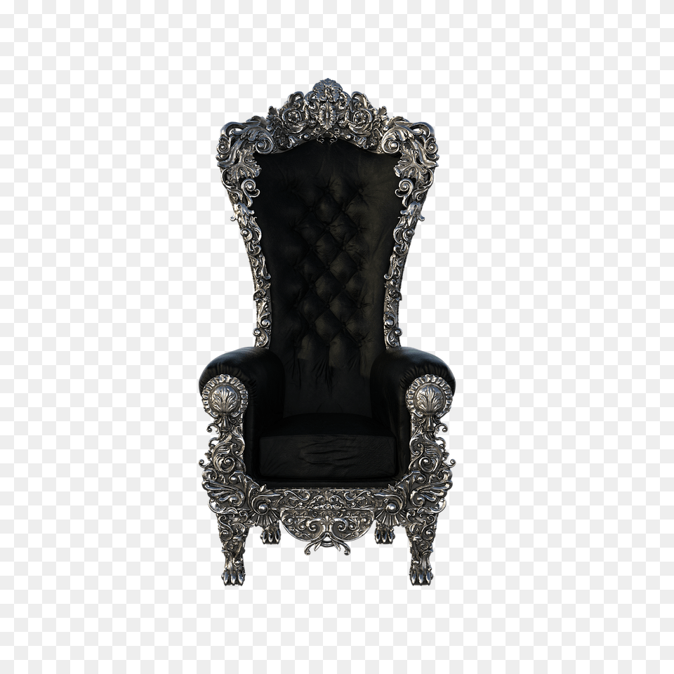 Nipple 14g 12mm Alloy Black Srv, Chair, Furniture, Armchair, Throne Png Image