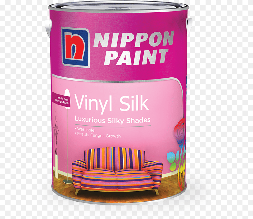 Nippon Paint Bodelac, Couch, Furniture, Paint Container, Can Png