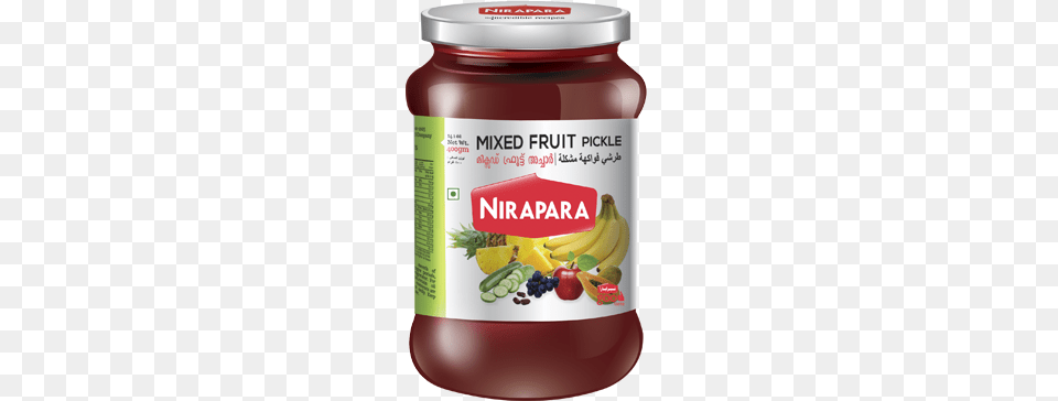 Nirapara Mixed Fruit Pickle Nirapara Garlic Pickle, Food, Ketchup, Jam Free Png Download