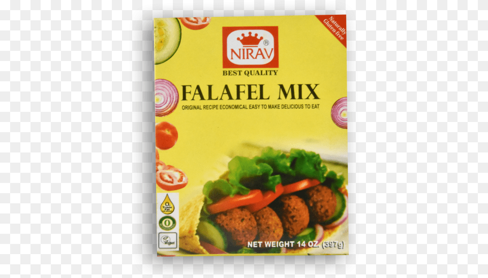 Nirav Falafel Mix 14 Oz Convenience Food, Sandwich, Meat, Advertisement Free Transparent Png