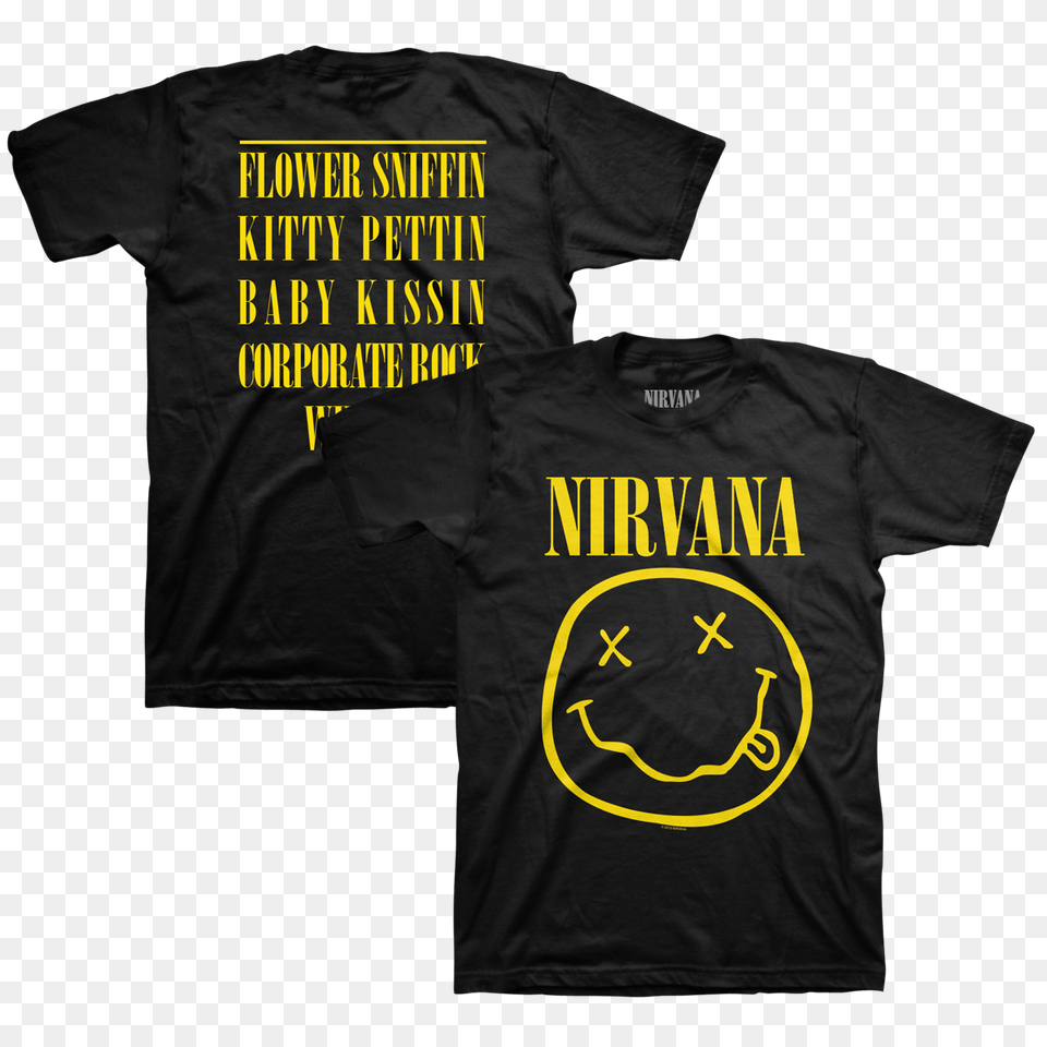 Nirvana, Clothing, T-shirt, Shirt Png