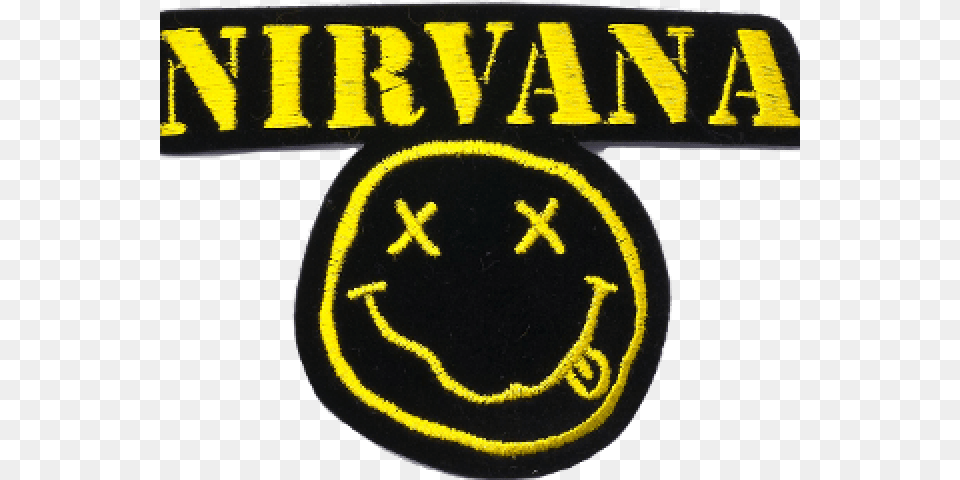 Nirvana Band Diy Applique Embroidered Iron Onsew On, Logo, Badge, Symbol, Blackboard Free Png Download