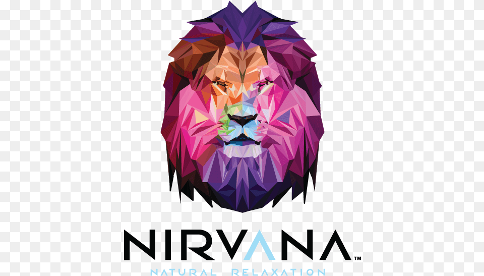 Nirvana Cbd Logo, Advertisement, Purple, Art, Poster Free Png