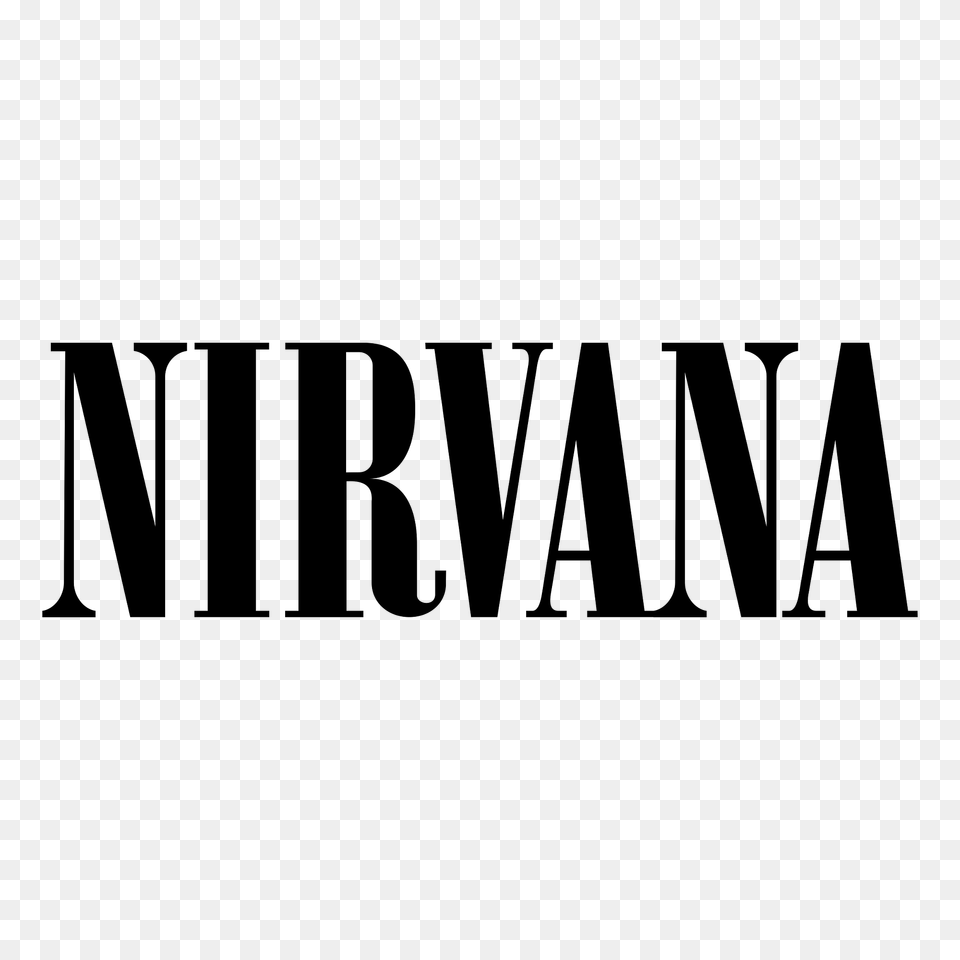 Nirvana Logo Black Scripted, Green, Text, Plant, Vegetation Png Image