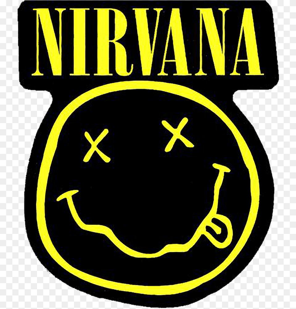 Nirvana Smiley, Logo, Sticker, Advertisement, Poster Png Image
