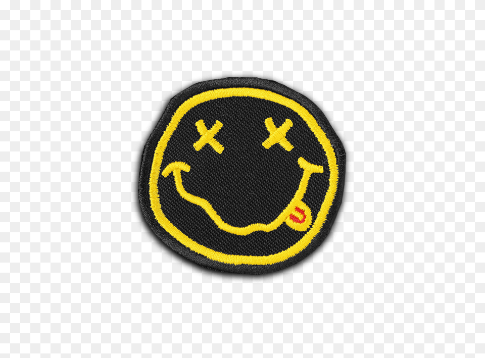 Nirvana Smiley Face Patch Image Transparent Nirvana Logo, Symbol, Badge, Emblem, Animal Free Png