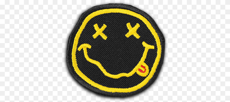 Nirvana Smiley Face Posted By Zoey Cunningham Portable Network Graphics, Badge, Logo, Symbol, Animal Png Image