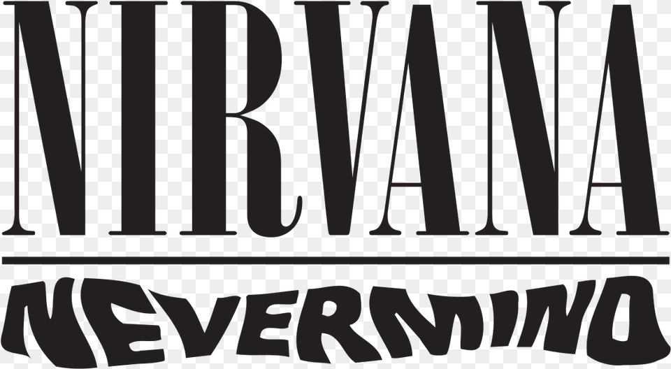 Nirvana Transparent Nevermind Clip Art Nirvana Nevermind Font, Text, Banner, Publication Free Png Download