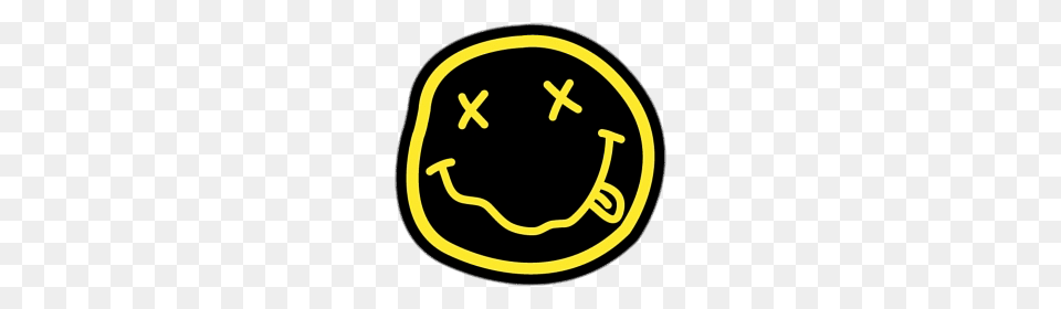 Nirvana Yellow And Black Face Logo, Symbol Free Png Download