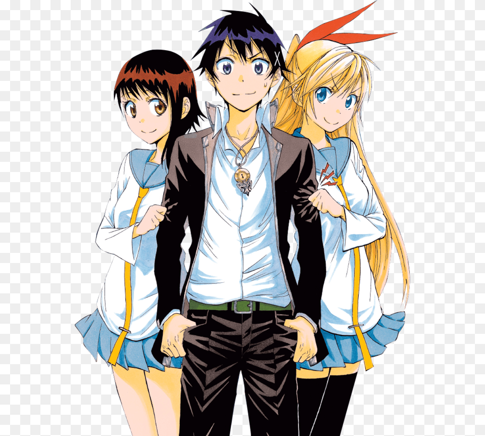 Nisekoi Raku Onodera And Chitoge, Publication, Book, Comics, Adult Png Image