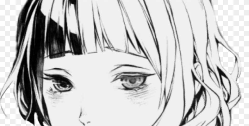 Nishiki Manga Face Eyes Anime Animegirl Dontenniwarau Donten Ni Warau Manga Cap, Book, Comics, Publication, Adult Free Png
