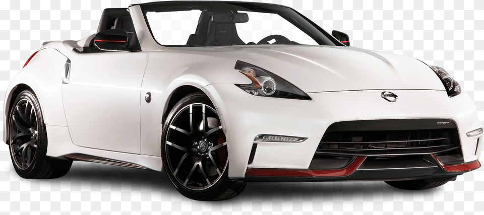 Nissan 370z Nismo Roadster White Car Pngpix Nissan 370z Nismo Roadster, Vehicle, Transportation, Wheel, Machine Png Image