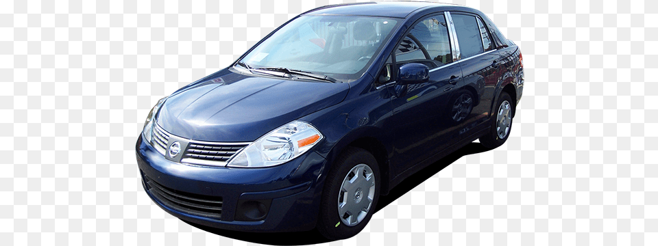 Nissan Versa Chrome Pillar Post Trim Nissan Tiida, Alloy Wheel, Vehicle, Transportation, Tire Free Png