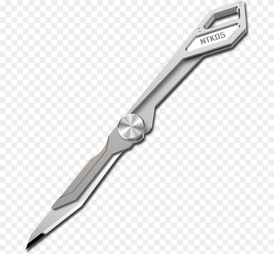 Nitecore Ntk05 Mini Titanium Utility Keychain Knife Knife, Blade, Weapon, Dagger, Letter Opener Free Png