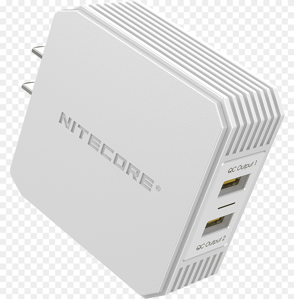 Nitecore Ua42q 2 Port Quick Charge Usb Electronics, Hardware, Modem, Adapter Free Transparent Png