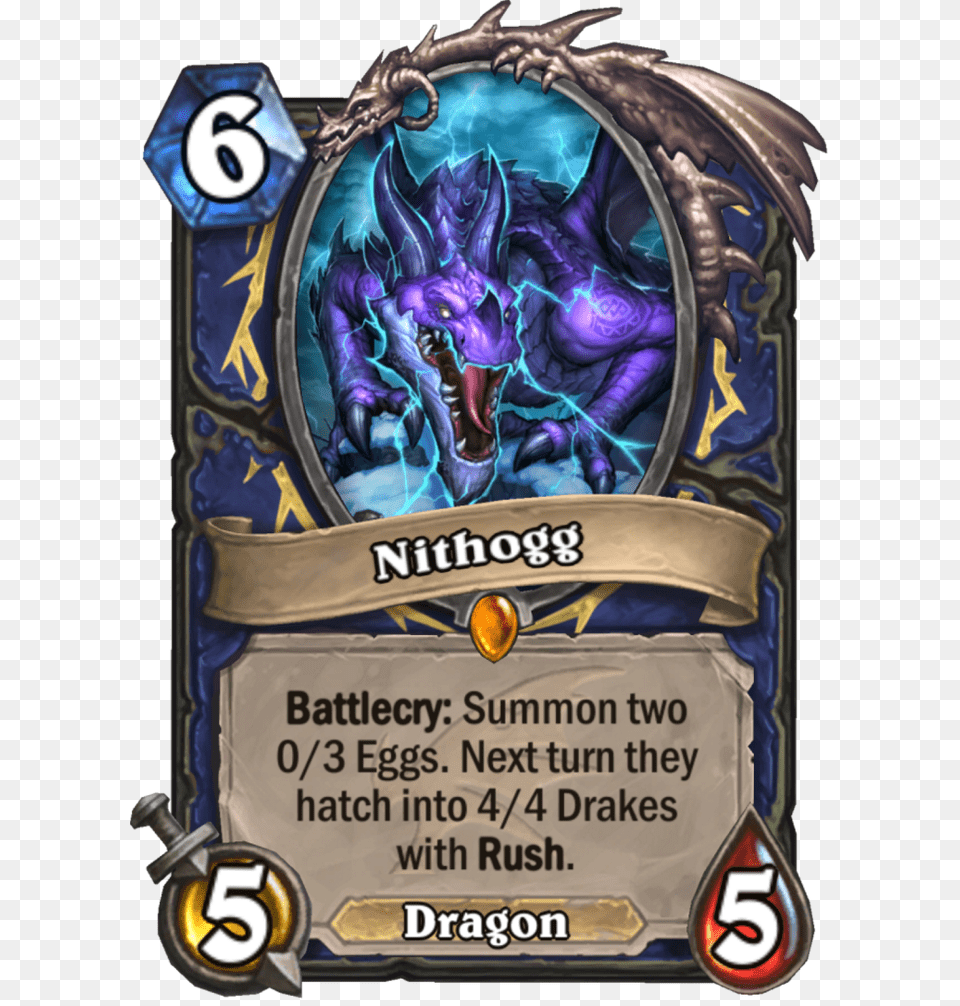 Nithogg Hearthstone, Animal, Dinosaur, Reptile Free Transparent Png