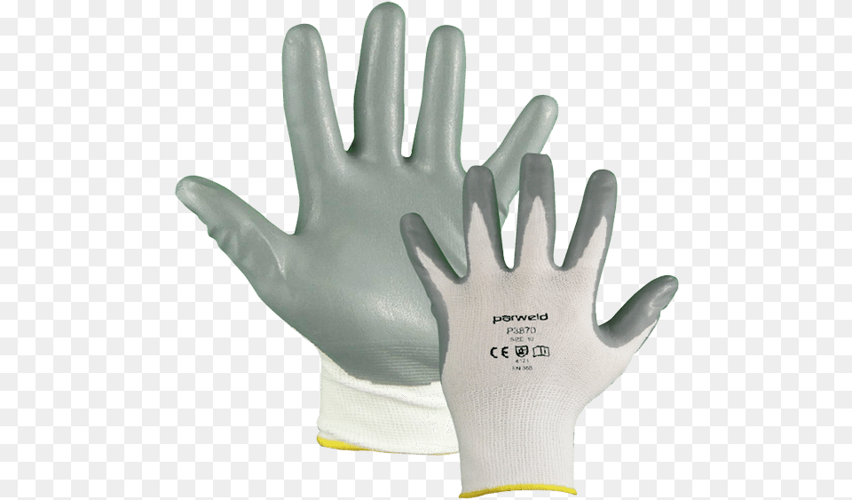 Nitrile Gripper Glove Lite Leather, Baseball, Baseball Glove, Clothing, Sport Png