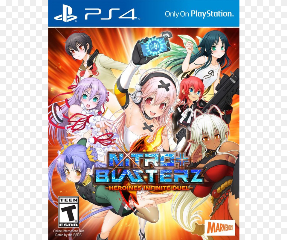 Nitro Blasterz Nitroplus Blasterz Heroines Infinite Duel, Adult, Publication, Person, Female Png Image