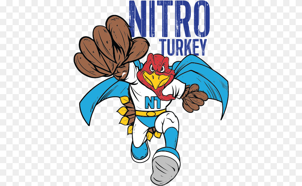 Nitro Turkey Cartoon, Book, Comics, Publication, Person Png Image