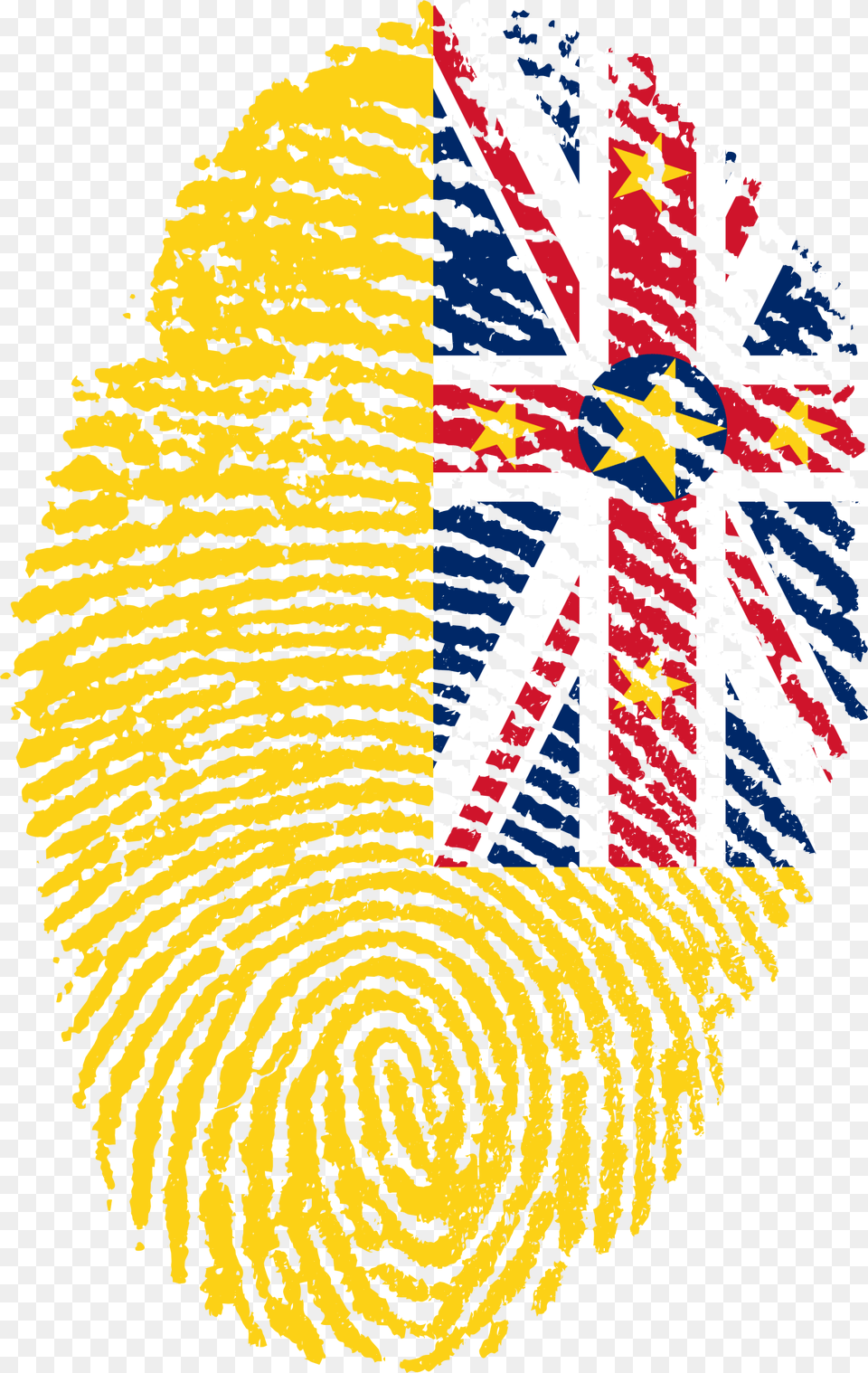 Niue Flag Fingerprint Country Morocco Fingerprint Flag, Person, Home Decor Png
