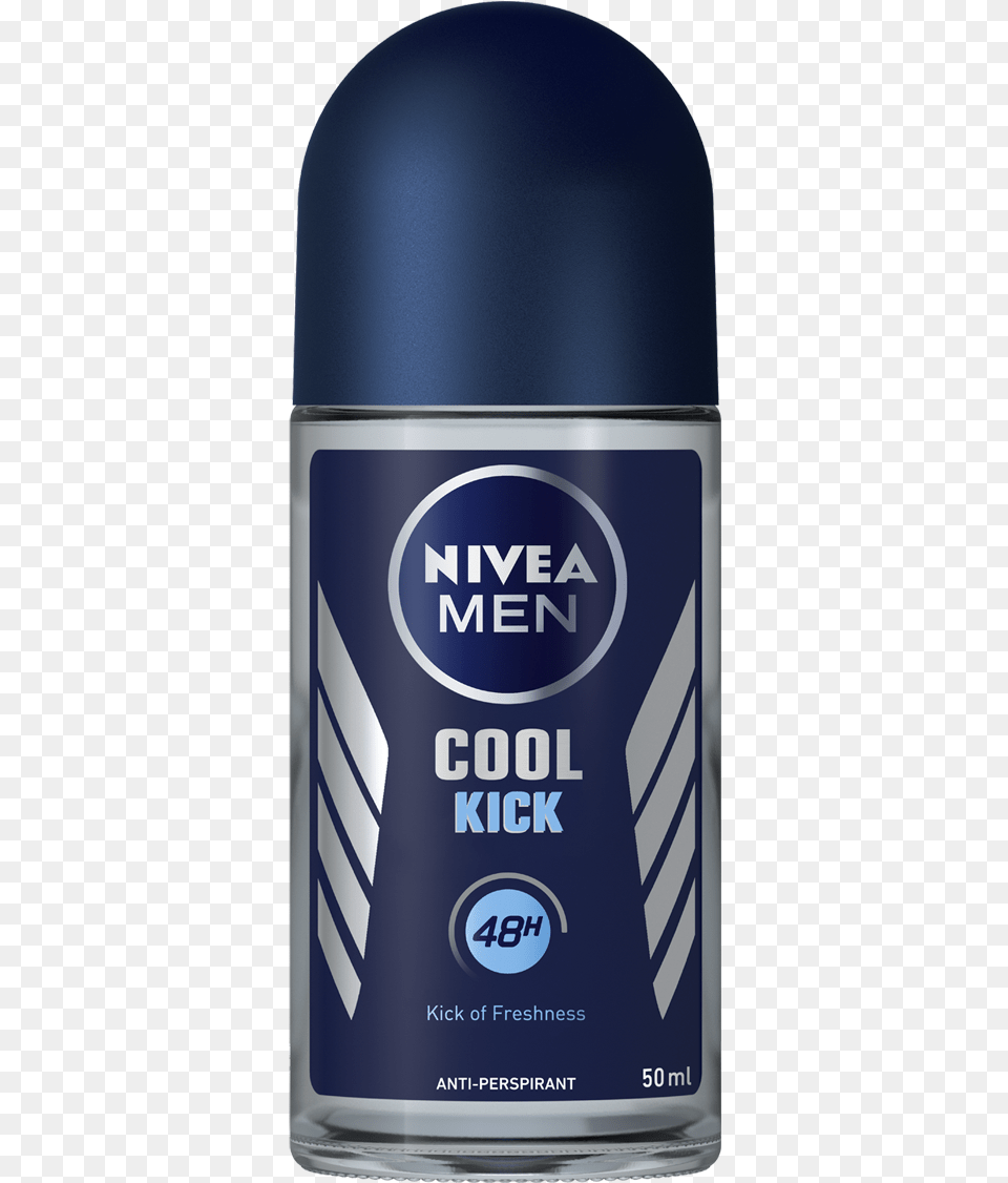 Nivea Cool Kick Roll, Cosmetics, Deodorant, Can, Tin Png Image