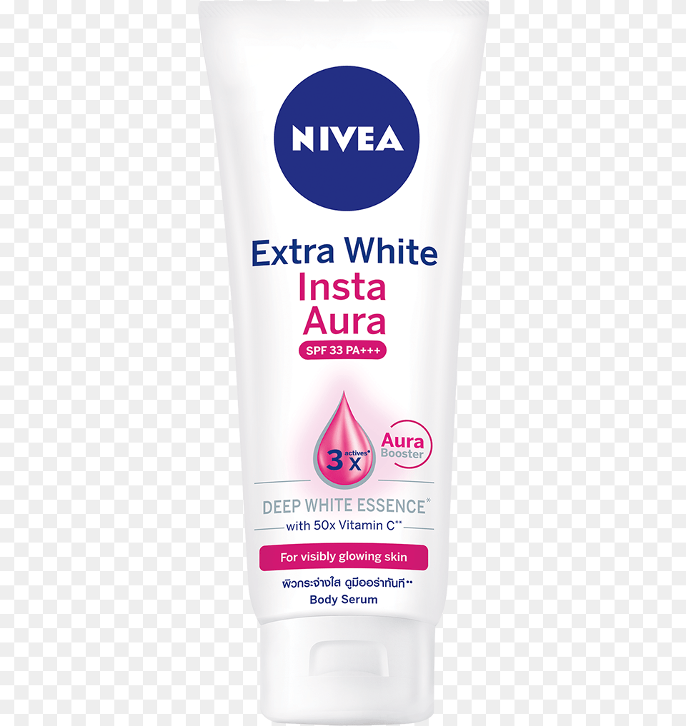 Nivea Firming Body Serum, Bottle, Lotion, Cosmetics, Sunscreen Png Image