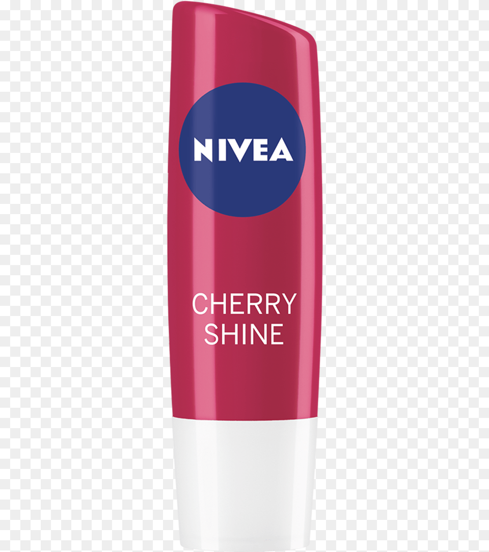 Nivea Fruity Shine Lip Balm Cherry, Bottle, Lotion, Cosmetics, Can Free Png