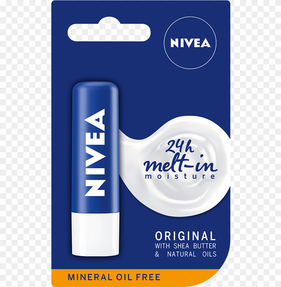 Nivea Lip Balm, Cosmetics, Plate, Deodorant, Bottle Free Png Download