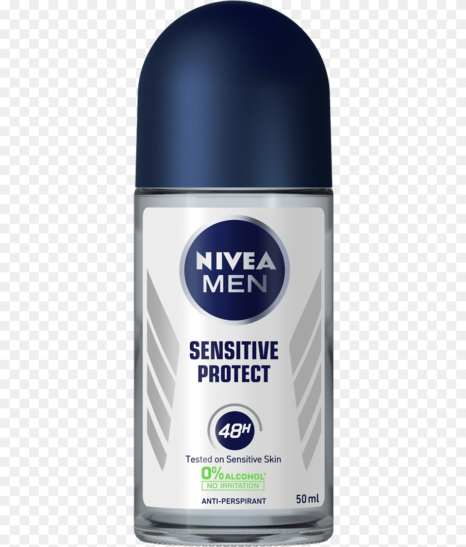 Nivea Men Invisible Black Amp White Roll, Cosmetics, Deodorant, Can, Tin Free Transparent Png