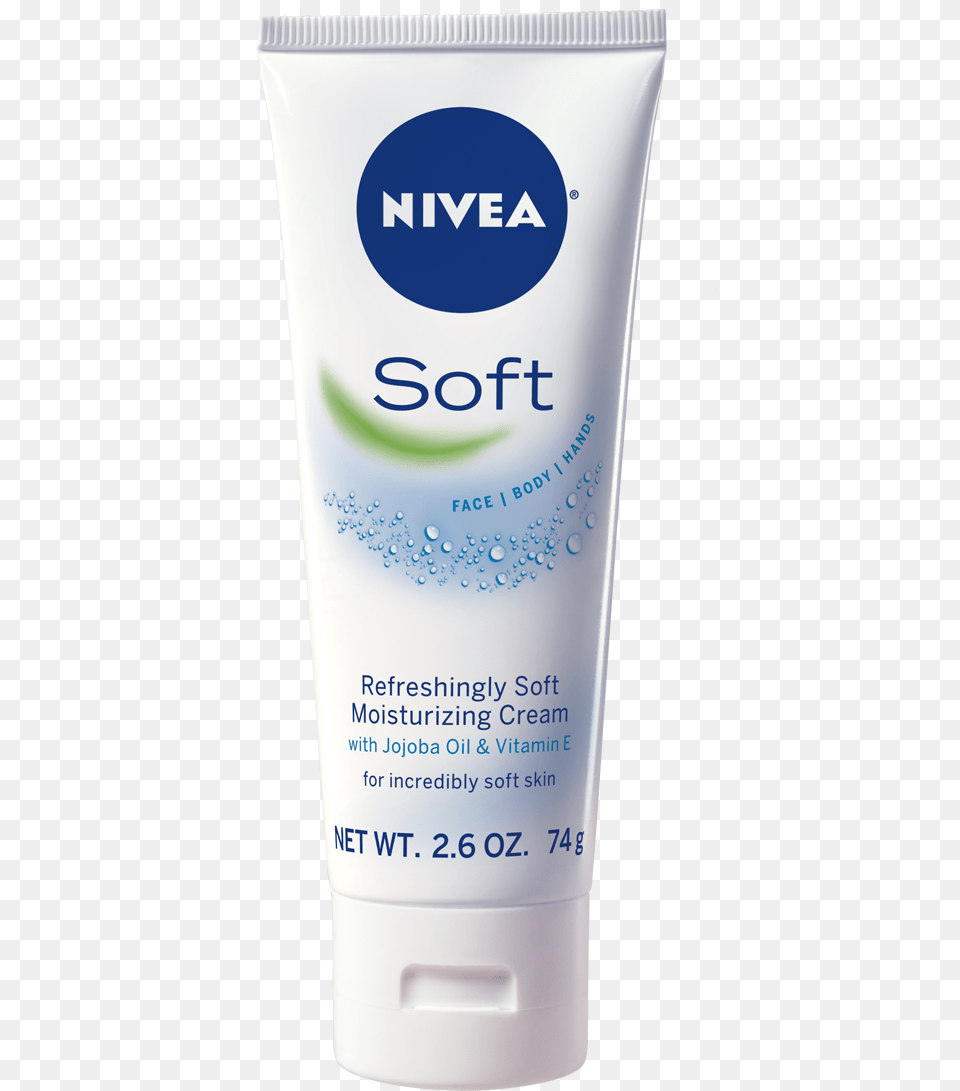 Nivea Soft Is A Lightweight Non Greasy Cream Infused Nivea Soft Moisturizing Creme 26 Oz, Bottle, Lotion, Cosmetics, Shaker Free Png