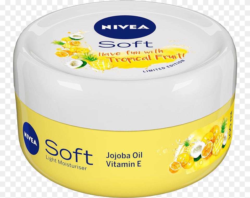 Nivea Soft Light Moisturiser, Plate, Food, Cosmetics Free Png