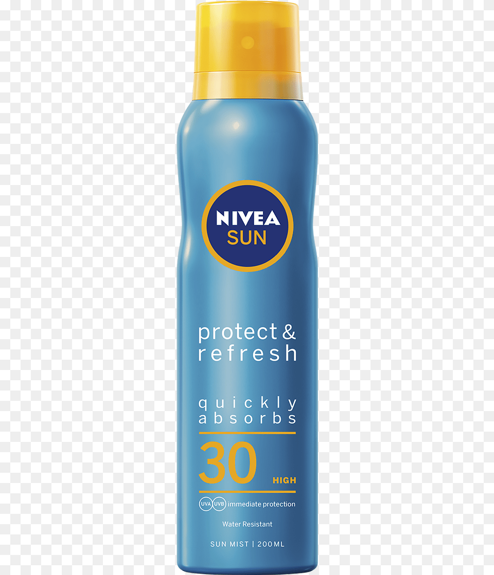 Nivea Sun Refresh And Protect, Cosmetics, Deodorant, Can, Tin Free Png Download