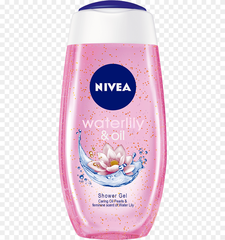 Nivea Waterlily And Oil Shower Gel, Bottle, Lotion, Shampoo, Cosmetics Free Png Download