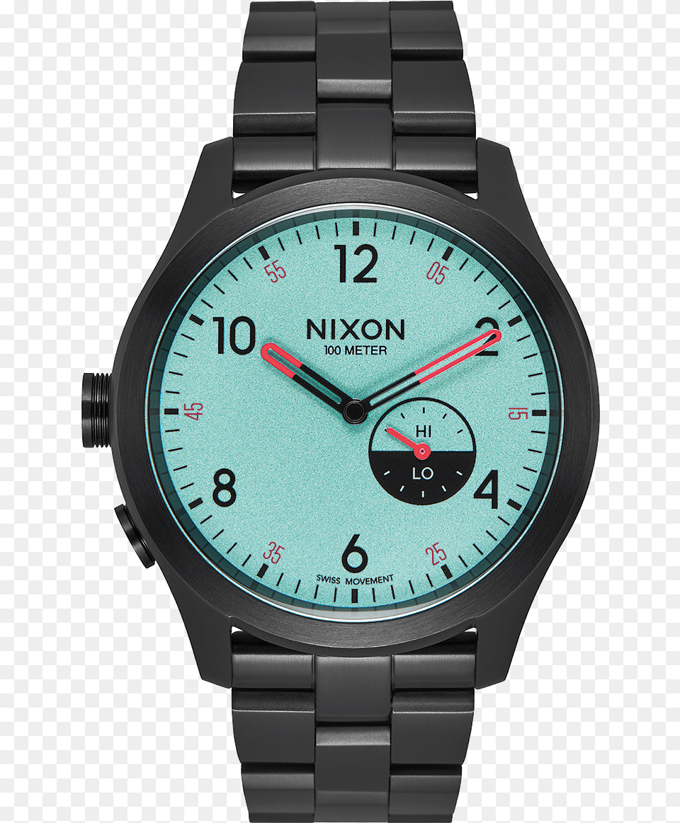 Nixon Beacon Sport Watch Brass Mint, Arm, Body Part, Person, Wristwatch Free Transparent Png