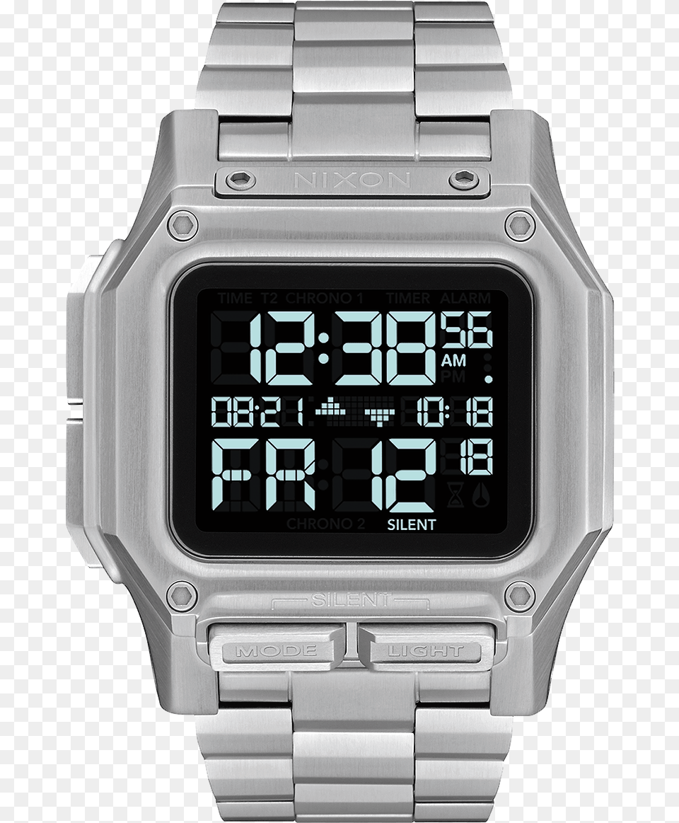 Nixon Regulus Watch Gold, Wristwatch, Digital Watch, Electronics, Screen Png Image