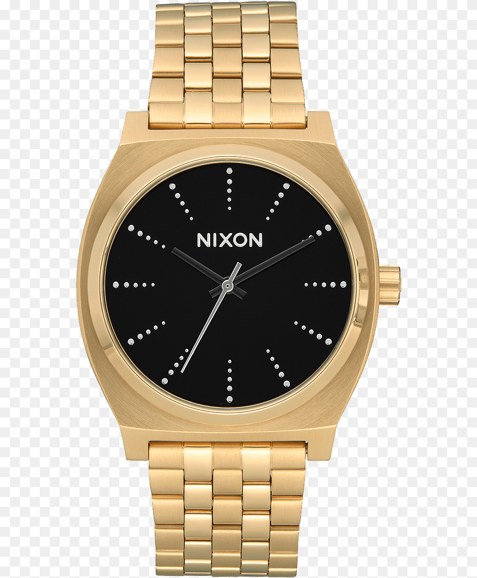 Nixon Time Teller Silver Gold, Arm, Body Part, Person, Wristwatch Png