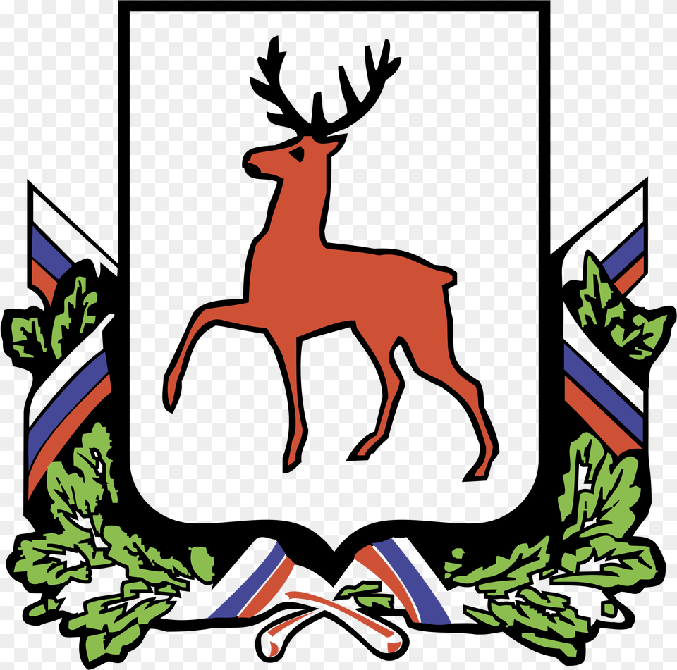 Nizhny Novgorod Logo Transparent Proekt 2 Klass Krasnaya Kniga Nizhegorodskoj Oblasti, Animal, Deer, Wildlife, Mammal Png