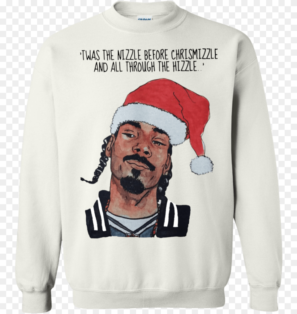 Nizzle Before Chrismizzle Aw Snoop Dogg Ugly Christmas Sweater Rapper, Knitwear, Sweatshirt, Clothing, Hoodie Free Png Download