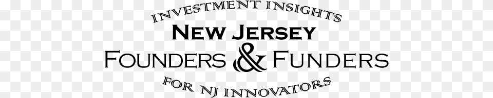 Nj Founders And Funders Logo Black Nostate Rupert And Buckley, Gray Free Png