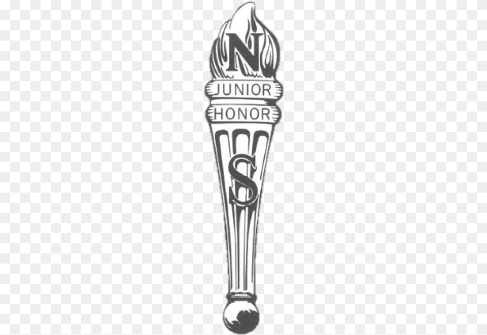 Njhs Logo National Junior Honor Society Torch, Light, Electrical Device, Microphone, Dynamite Png Image