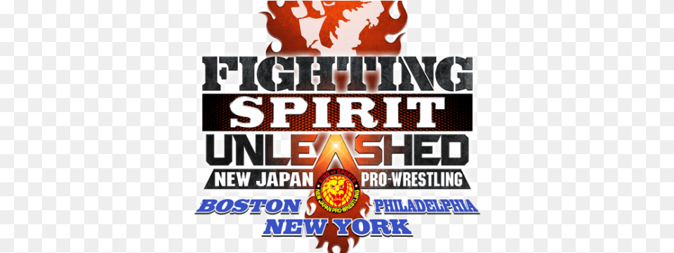 Njpw Announces Fighting Spirit New Japan Pro Wrestling, Advertisement, Poster, Scoreboard Free Transparent Png