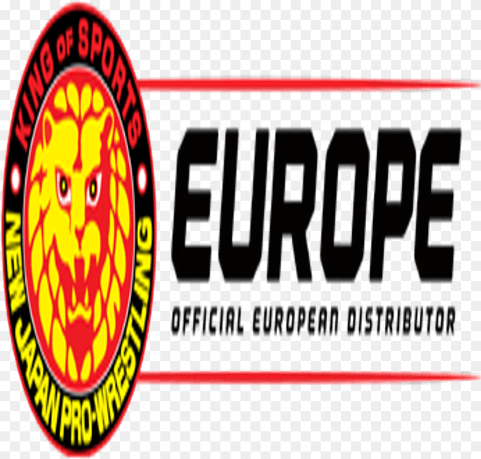 Njpw Europe Black King Of Sports Classic Lion Mark Circle, Logo, Person, Symbol Free Png Download