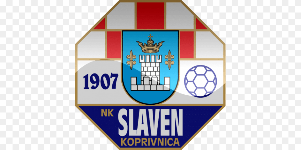 Nk Slaven Belupo Football Logo, Symbol, Badge, Ball, Soccer Png