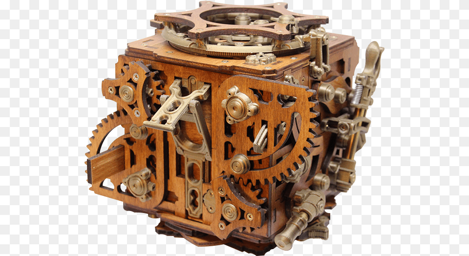 Nkd Puzzle Machine, Bronze, Bulldozer Png Image
