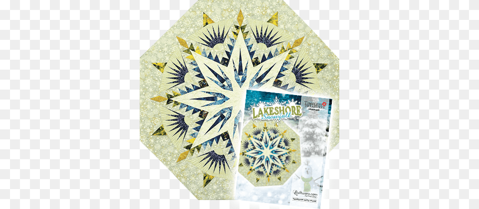 Nl Lakeshore Snowfall Origami, Advertisement, Poster, Art, Pattern Free Transparent Png